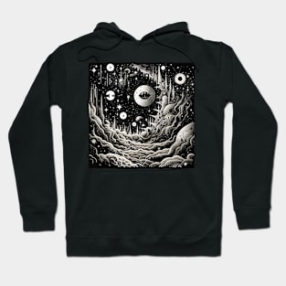 Space art sci-fi Hoodie